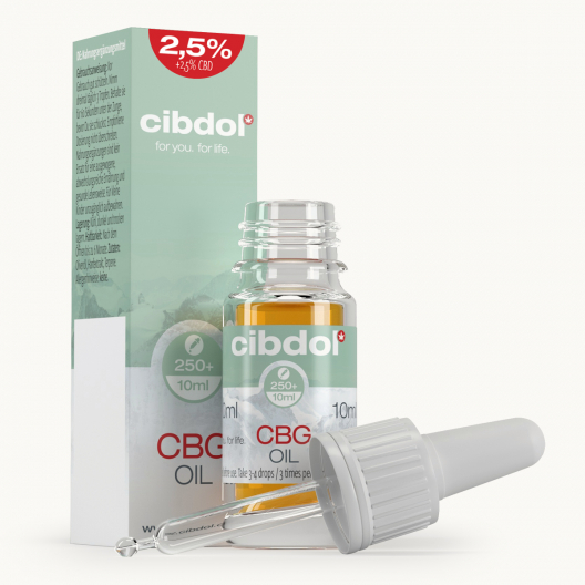 2,5% CBG & 2,5% CBD Olaj