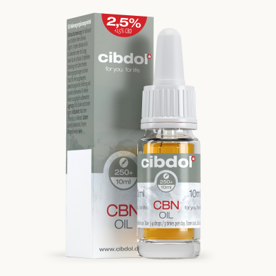 2.5% CBN & 2.5% CBD Olaj